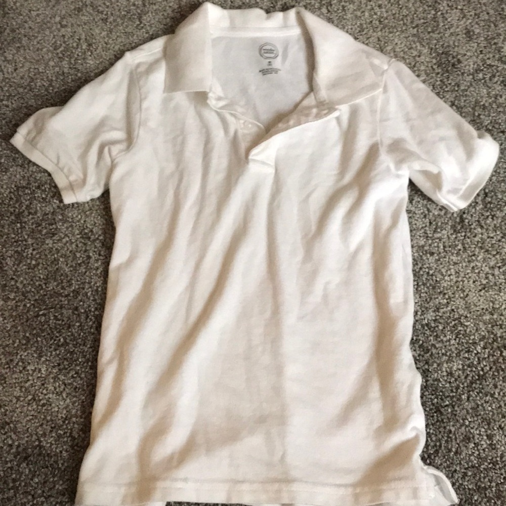 White Wonder nation Girls school shirt